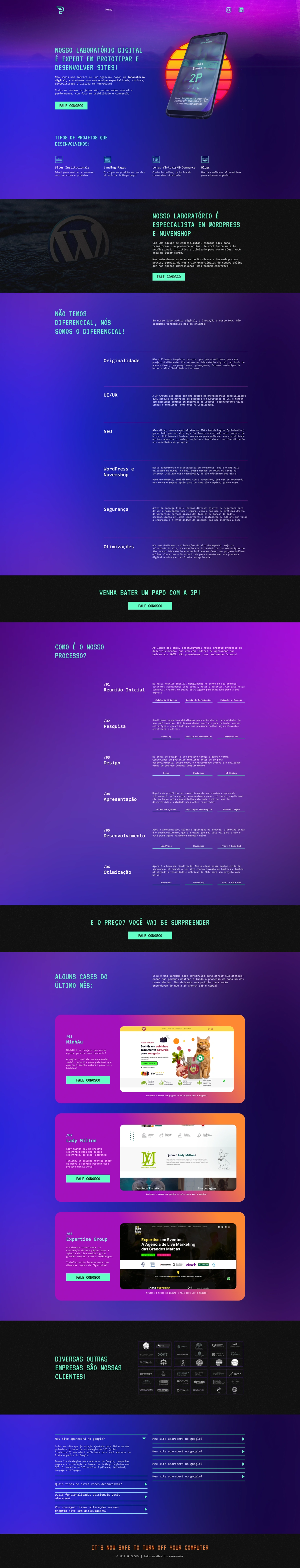 Landing Page Vendas 2P