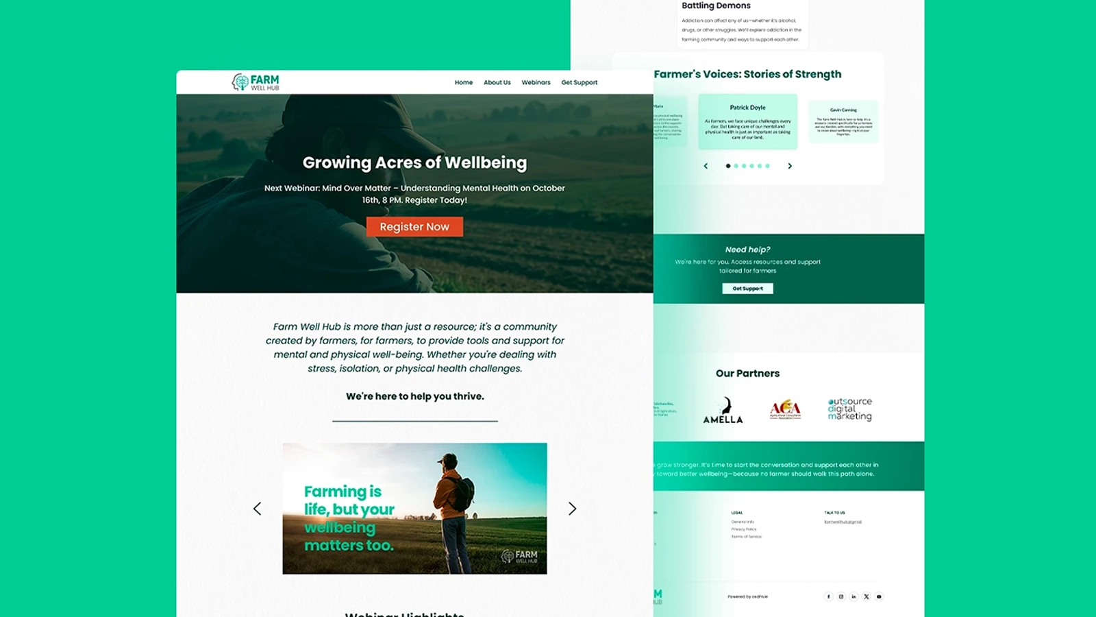 Farm Well Hub, serviço digital com foco em acessibilidade